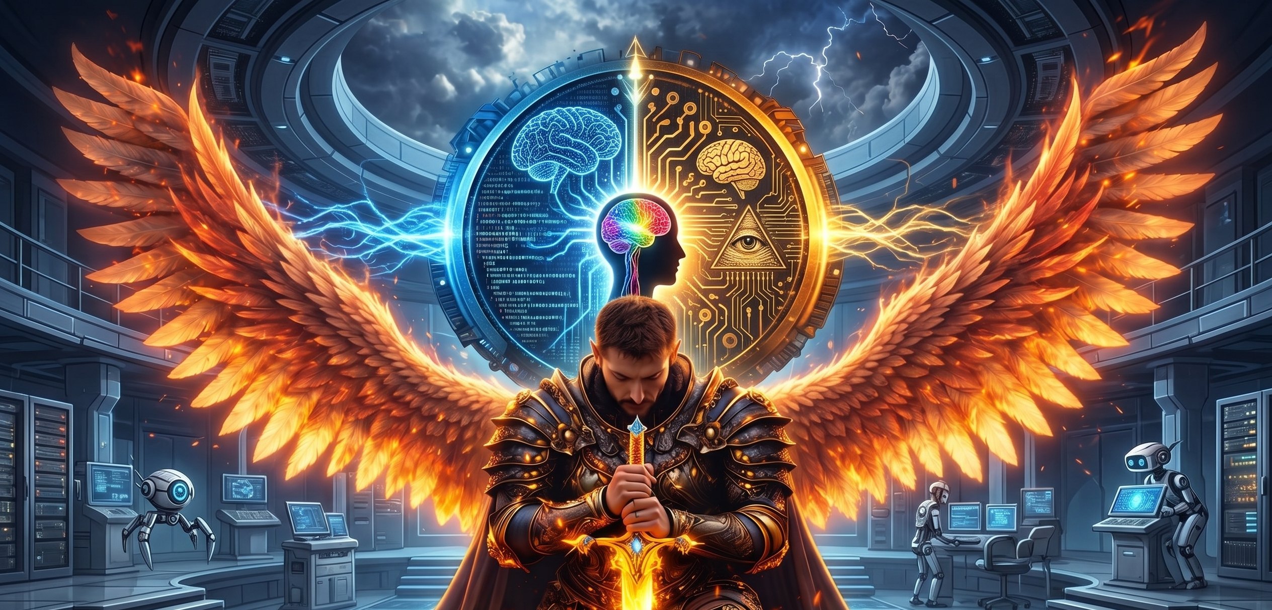Archangel image — section background